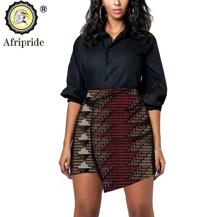 Mini jupes courtes imprimées africaines pour femmes, jupe d'été à volants, taille haute, Streetwear,