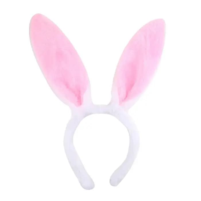 Bandeau oreilles de lapin moelleuses de pâques pour enfants et adultes, bandeau mignon à la mode, ac