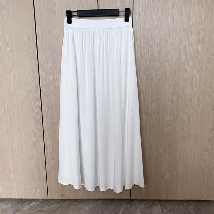 Jupe visage de cheval améliorée de style chinois pour femmes, jupes Hanfu Piedmont, tenues de rue po