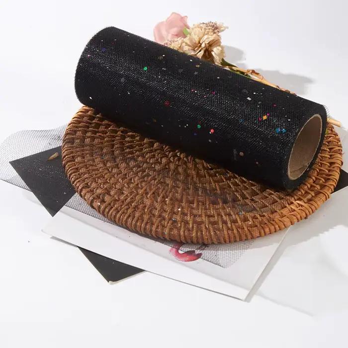 Tissu en maille de tulle pour bricolage, jupe tutu, nœuds de couture, décoration de mariage, fournit