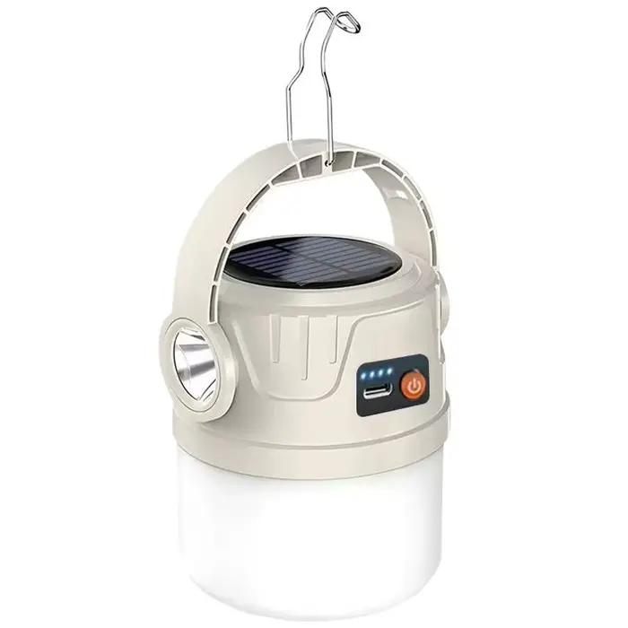 Lampe de camping à longue durée de vie, alimentée par énergie solaire, prend en charge la charge de 