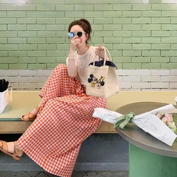 Jupe-short plissée à jambes larges pour femme, nouvelle collection printemps-automne, taille élastiq