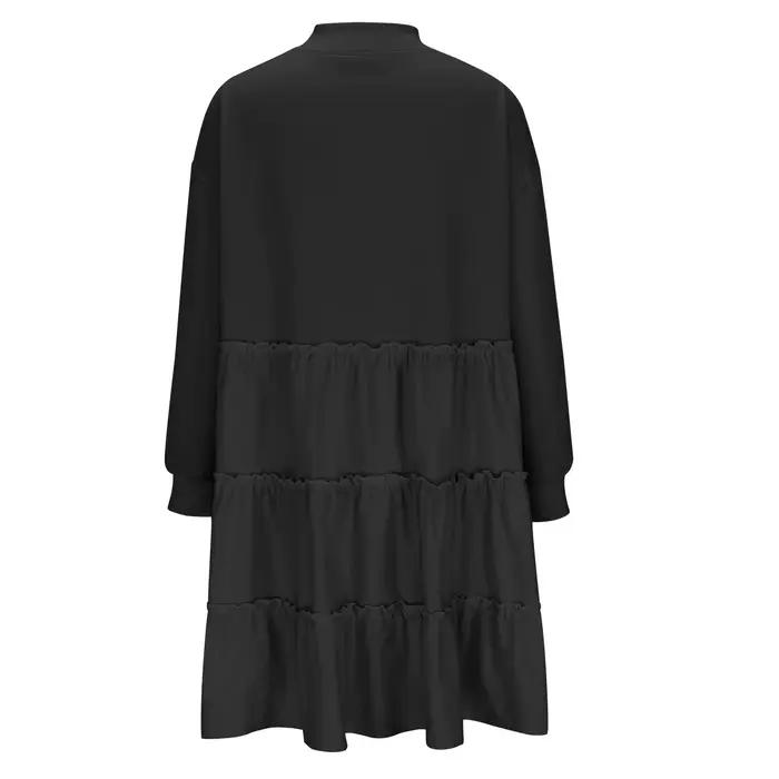 Robe pull pour femme, nouvelle robe pull ample plissée avec empiècements