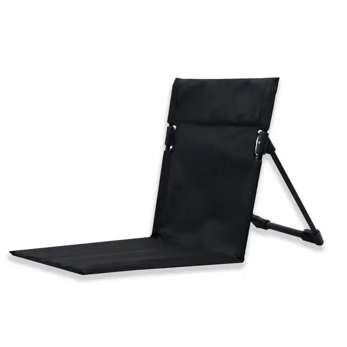 Chaise de Camping paresseuse pliable avec coussin de dossier, jardin extérieur, parc de plage, pique