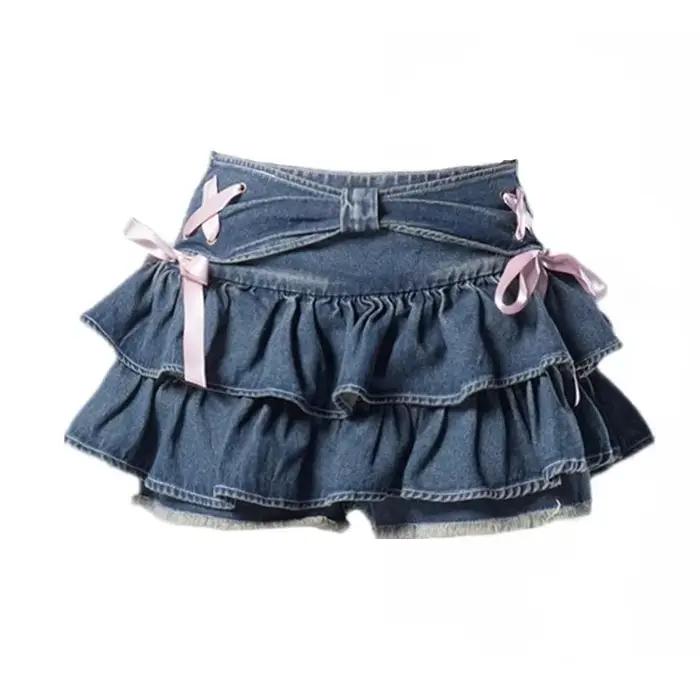 Jupes femmes été pansement Mini doux Sexy filles tout-match Style coréen Chic nouvelle mode Jupe Fem