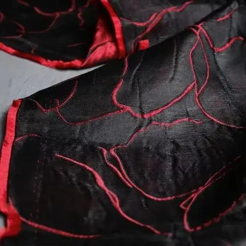 Jupe en tissu jacquard plissé double face, tissu de créateur de mode, texture tridimensionnelle lour