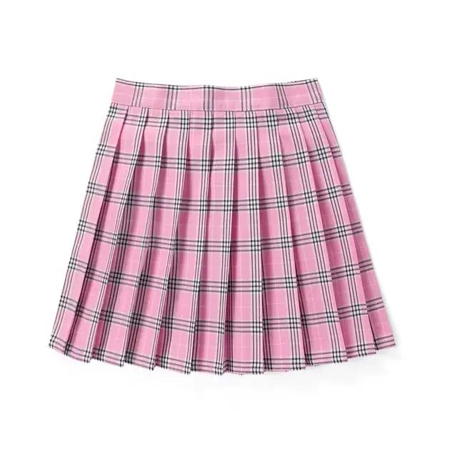 Jupe plissée à carreaux d'été avec jupe Jk coréenne, uniforme d'école japonaise Preppy, Mini jupes t