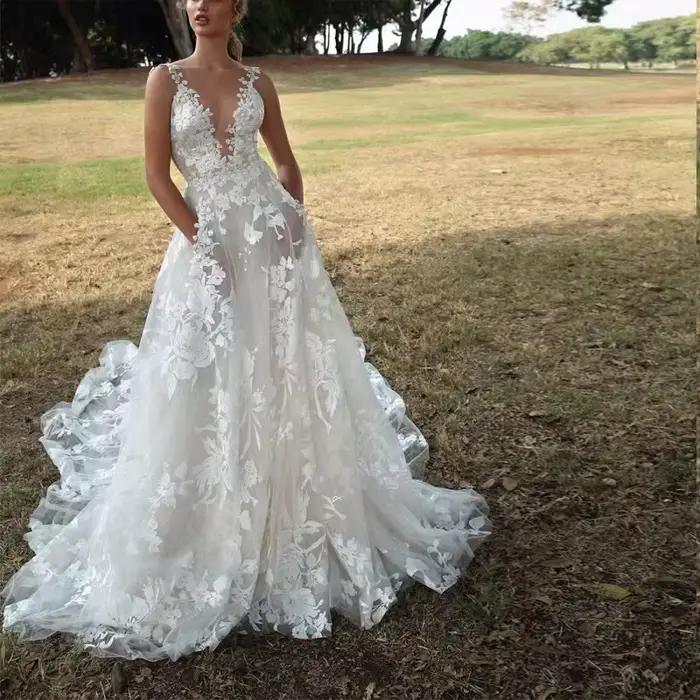 Jupe Tutu en dentelle, robe de mariée, Sexy, blanc pur, bretelles, vêtements de demoiselle d'honneur
