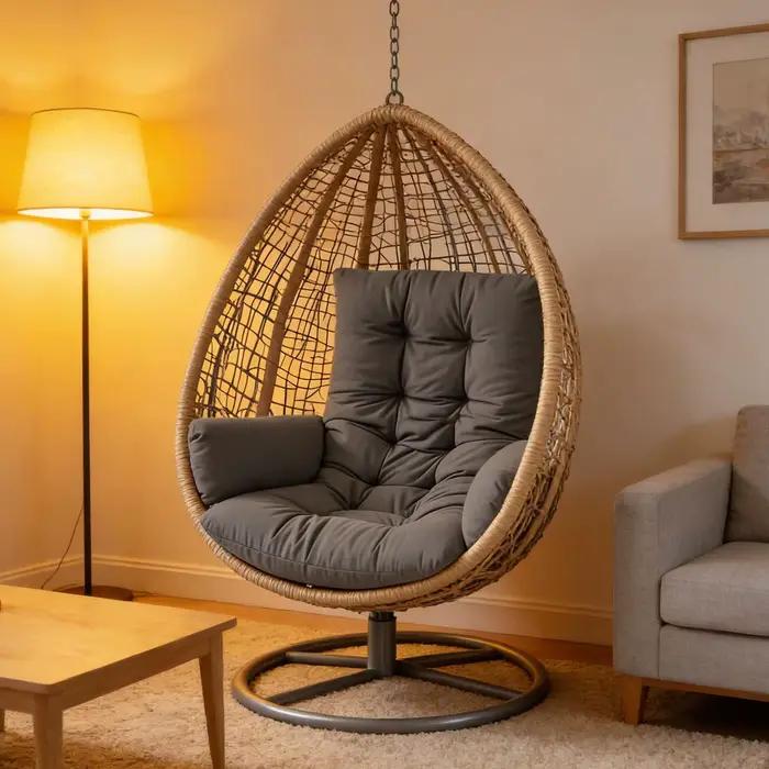 Coussin de siège pour balançoire de jardin, coussin de balançoire, coussin de chaise suspendue pour 