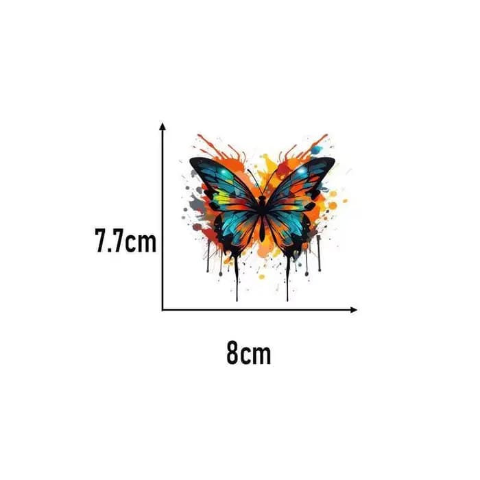 T-shirt de vêtements d'impression chaude de crâne de papillon de phare, patch de veste à capuche de 