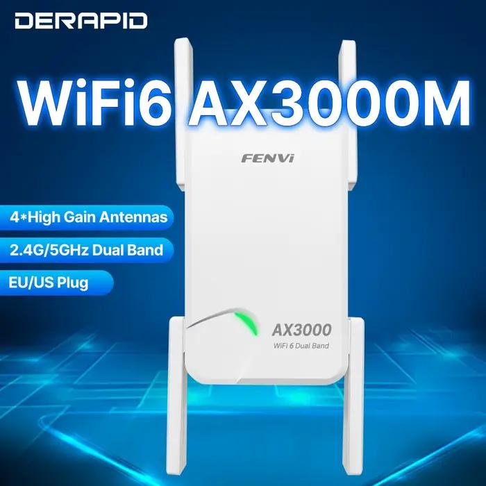 AX3000 WiFi 6 répéteur Roteador Wi-fi 6 amplificateur de Signal 5G 2.4G 802.11ac Gigabit longue port