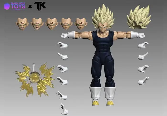 En Stock Chubby Co marque grande Tranx Dragon Ball Shf Wukong Gogeta végéta bataille dommages baie m