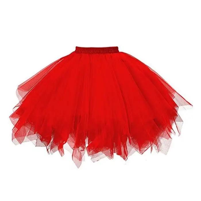 Jupe Tutus en Tulle pour femmes, couches superposées, Costume carnaval pour adultes, 39BD