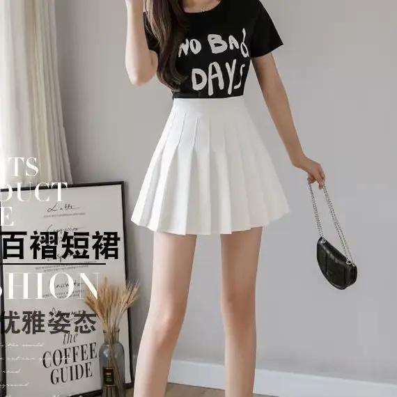 Mini jupes plissées pour femmes, école japonaise, taille haute, Kawaii, mignonne, rose, uniforme, Ha