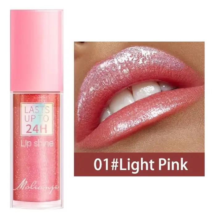 Rouge à lèvres liquide à paillettes, 3 couleurs, brillant à lèvres hydratant longue durée, diamant s