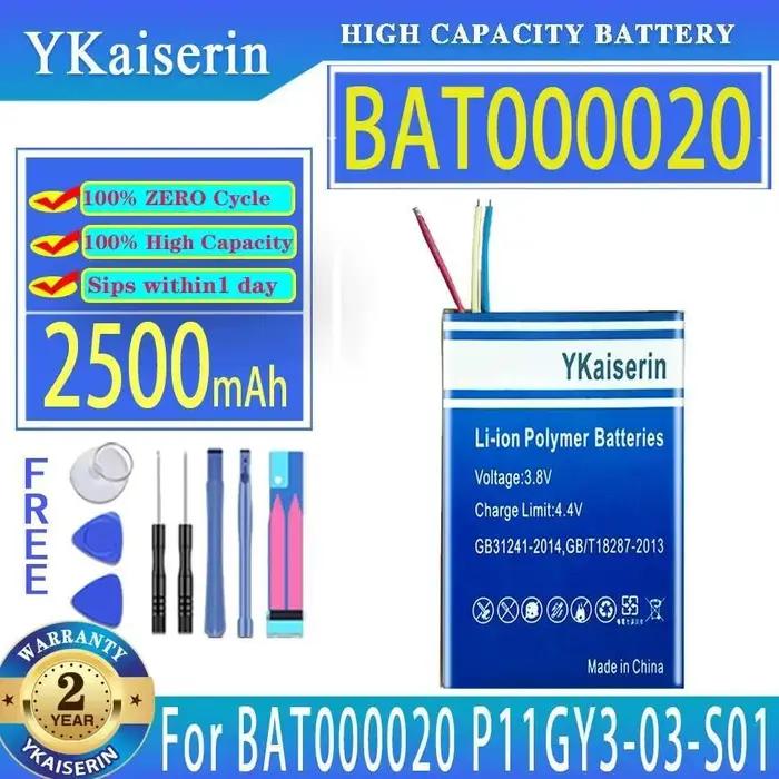 Longue durée pour batterie de remplacement fiable BAT000020 P11GY3-03-S01 2500Mah
