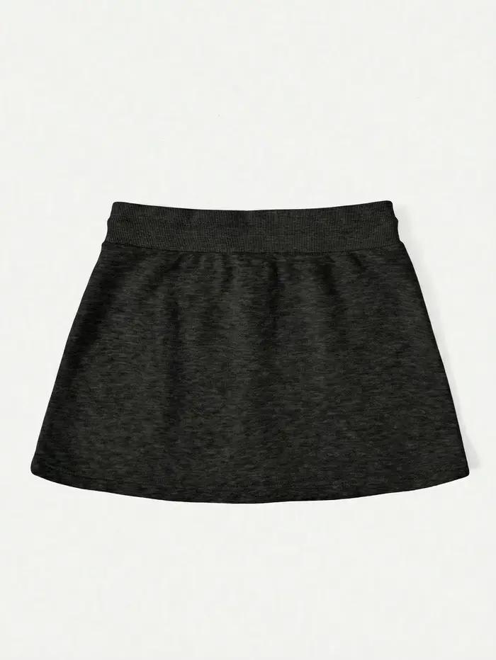 Mini-jupe courte décontractée pour femmes, style sportswear, taille haute, avec cordon de serrage