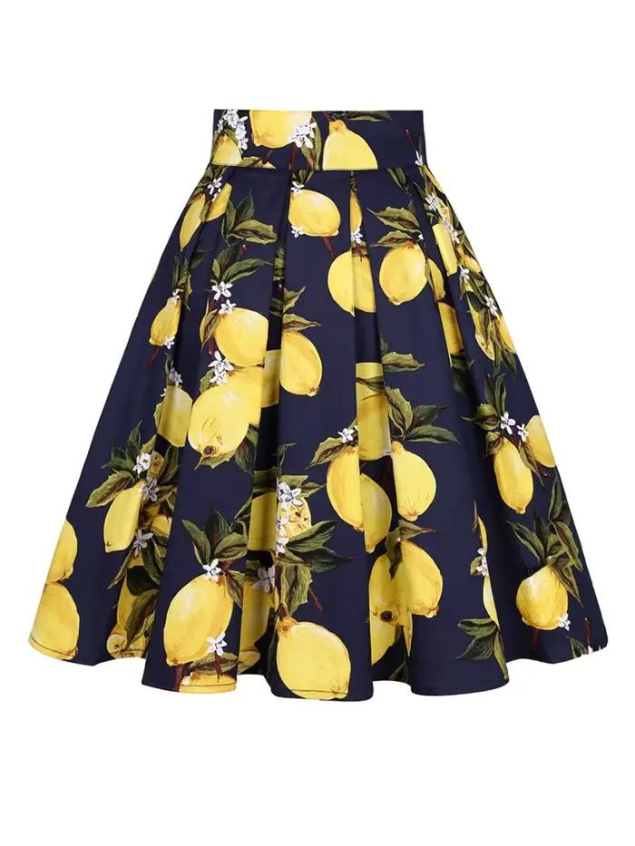 2025 été français taille haute jupes plissées bleu 50s Vintage décontracté danse fête jupe Sexy mign
