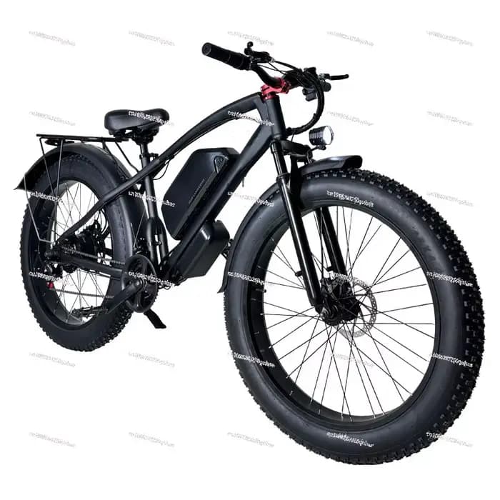 Vélo électrique 25 km/h, batterie lithium 48V, VTT adulte, batterie lithium 26 pouces, vélo à deux r