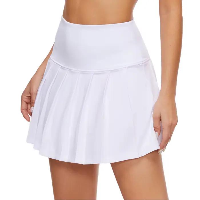 Jupe Courte de dehors Décontractée pour Femme, Culotte Taille Haute, Tennis, Respirante, Yoga, Golf,