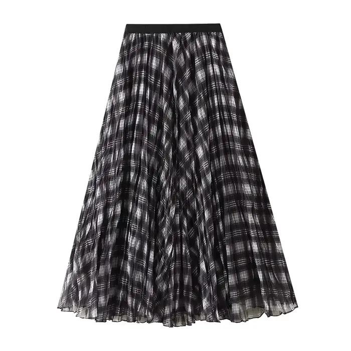 Femme Vintage automne hiver irrégulière mode coréenne Jupe Femme élégant taille haute une ligne douc