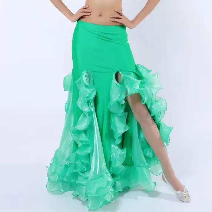 Jupe longue Sexy danse du ventre vêtements de danse pour femmes nouvelles femmes jupe de danse du ve