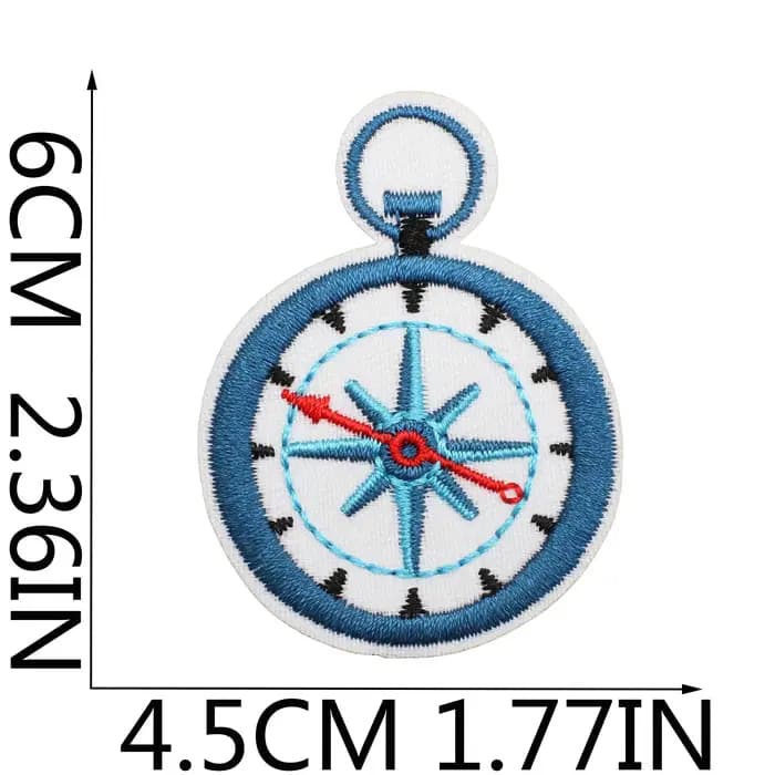 Textile brodé pour Voyage en mer, patchs à repasser pour T-shirts et shorts, décor de casquette de m