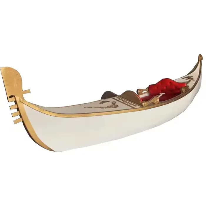 Gondole vénitien à moteur personnalisé avec pagaie pour Kayak/canë de bateau en bois fabriqué à la m
