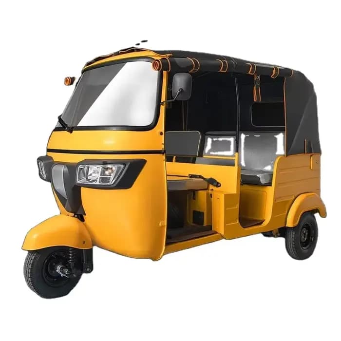 Vélo électrique de luxe avec toit, taxi bon marché, tricycle cargo à 3 roues, 2024