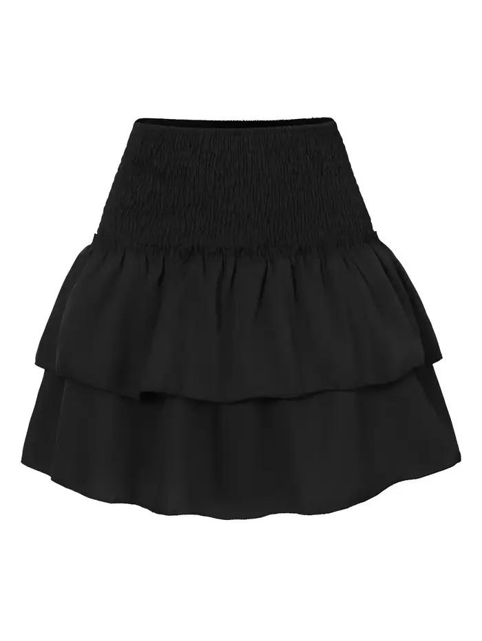 Jupe courte plissée imprimée pour femmes, Mini jupe polyvalente, rétro coréen, taille haute, vacance
