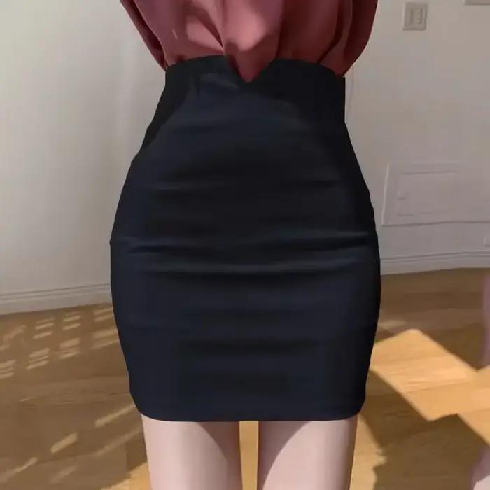 Jupe femme serrée jupes femme taille haute Wrap Coquette Sexy modeste vêtements élégants tendance 20