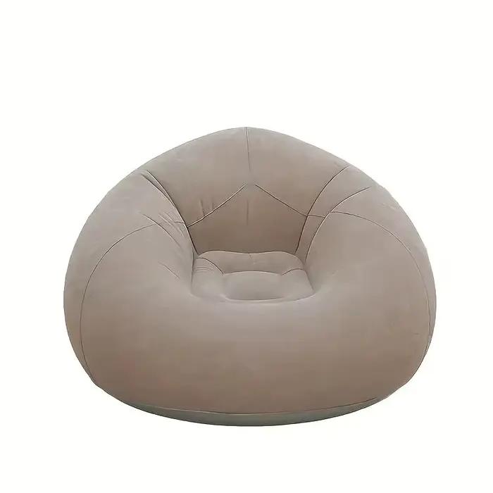 Chaise longue gonflable d'extérieur, durable, en polypropylène, avec pompe à air, pliable, gonflage 