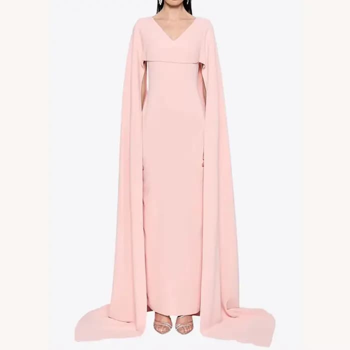 Robe de soirée trapèze personnalisée, Sexy, élégante, manches longues, pour occasions formelles, exq