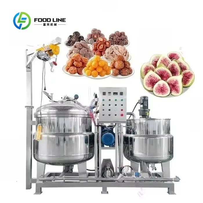 Machine de cuisson sous vide multifonctionnelle, équipement industriel de transformation de confitur