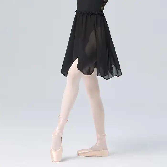 Jupe de Ballet en Mousseline de Soie pour Femme, Taille artificiel astique, Semi-Couteaux, Irréguliè