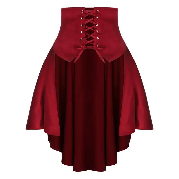 Jupe de Pirate gothique Steampunk pour femmes, Costume de Cosplay Vintage médiéval Renaissance, jupe