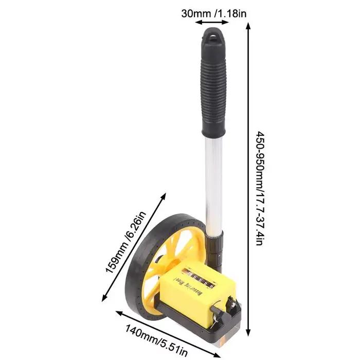 Roue de mesure de distance portable, télémètre mécanique portatif, mesureur de longue distance