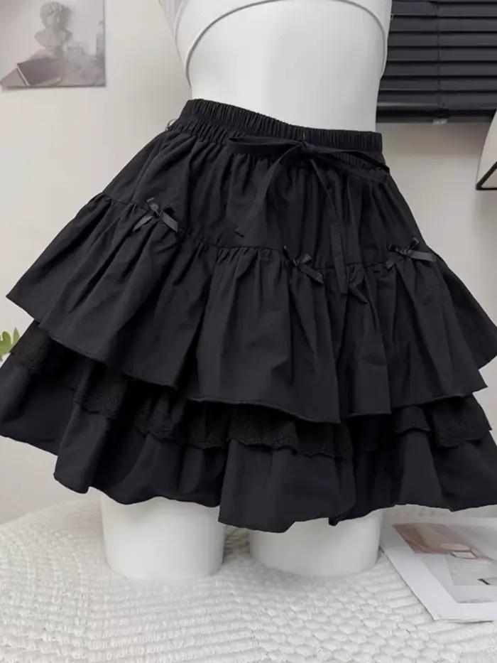 Grande taille gros mm pur blanc gâteau jupe dentelle mignon ballet style niche jupe femmes 2025 prin