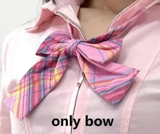 Jupes à carreaux roses Harajuku Kawaii, Style Preppy pour filles, Mini jupes plissées Sexy JK avec s