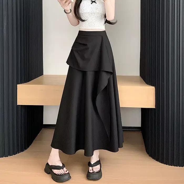 Jupe trapèze femme taille haute nouvelle collection été 2026