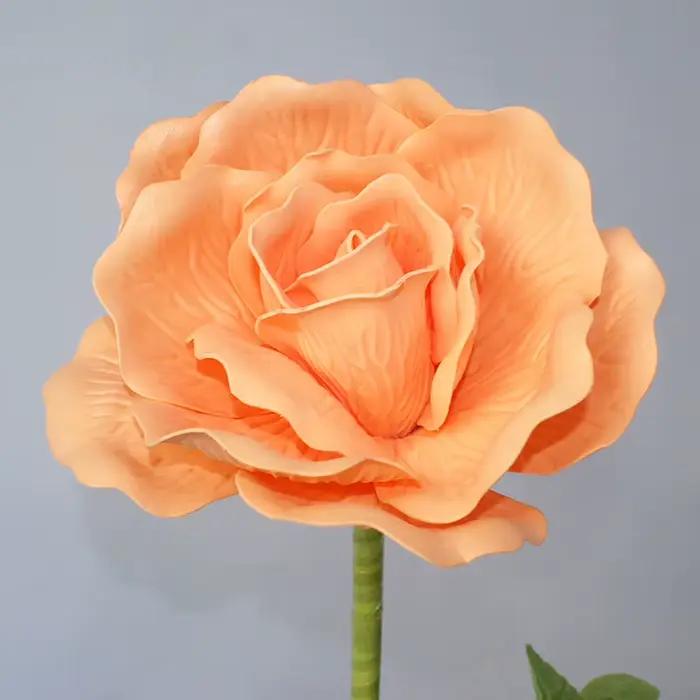 Fleur artificielle géante, grande mousse avec tiges, pour décor de fond de mariage, pour fenêtre, po