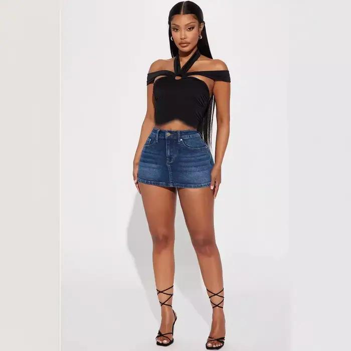 Mini jupes en Denim pour femmes
