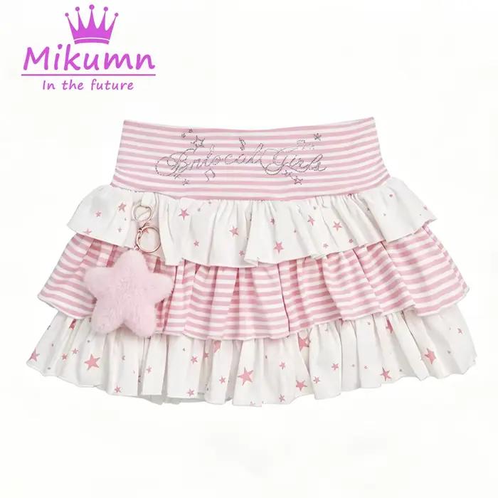 Jupes mini Lolita de style japonais Mikumn pour femmes