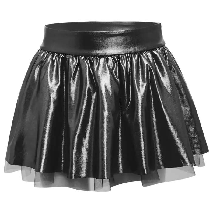Jupe tutu métallique à taille élastique pour filles