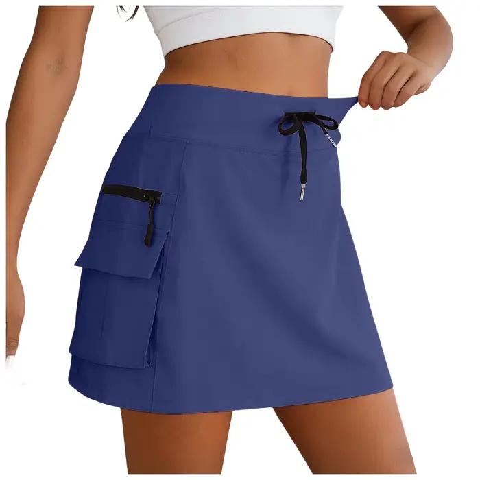 Jupe courte cargo pour femme