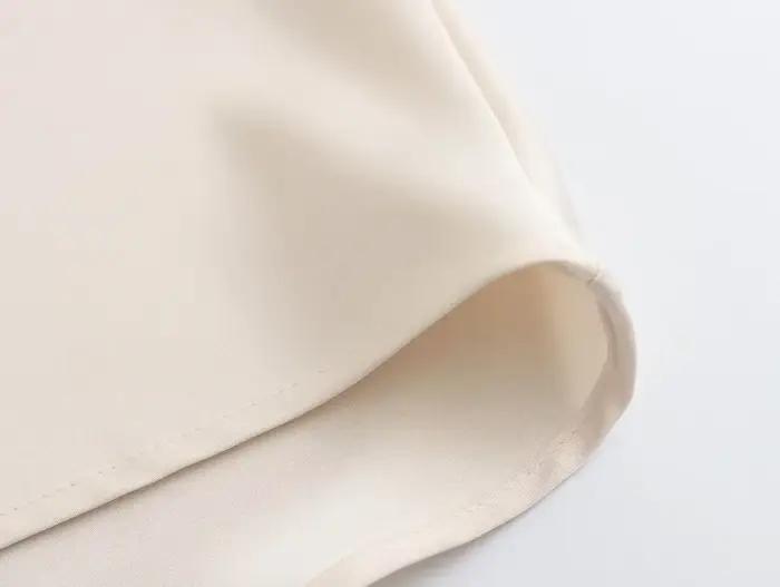 Jupes mi-longues en Satin fluide pour femmes