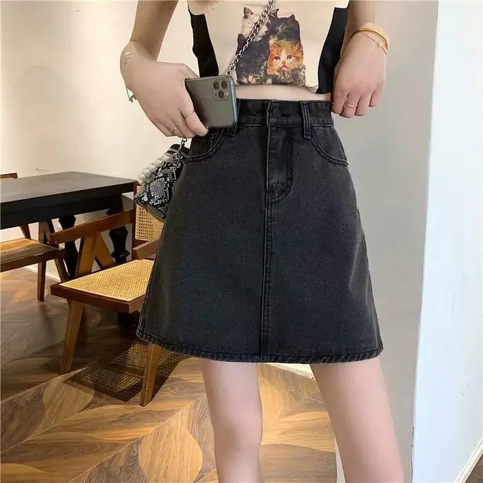 Jupe courte en Denim pour femmes