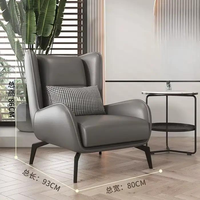 Balcon Support chaise salle à manger en cuir jeu luxe chaise design protecteurs de sol Muebles Para El Hogar salon accessoires