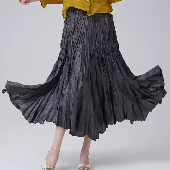 Jupe plissée Miyake haut de gamme à la mode pour femmes en été nouvelle
