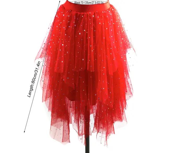 Jupe en tulle à sequins pour soirée de bal